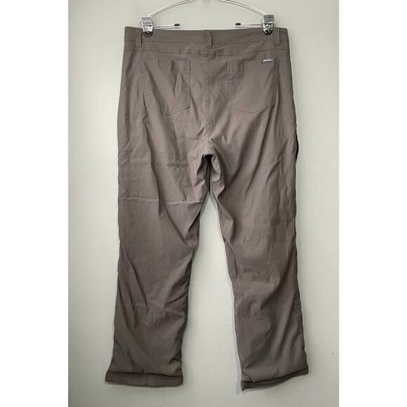Eddie Bauer Mens Size 36X30 Gray Nylon Fleece Lined Pants Actual 38X29 Gorpcore - Picture 4 of 13
